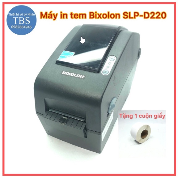 Máy in tem nhãn mã vạch Bixolon SLP -D220 cổng kết nối USB in từ máy tính
