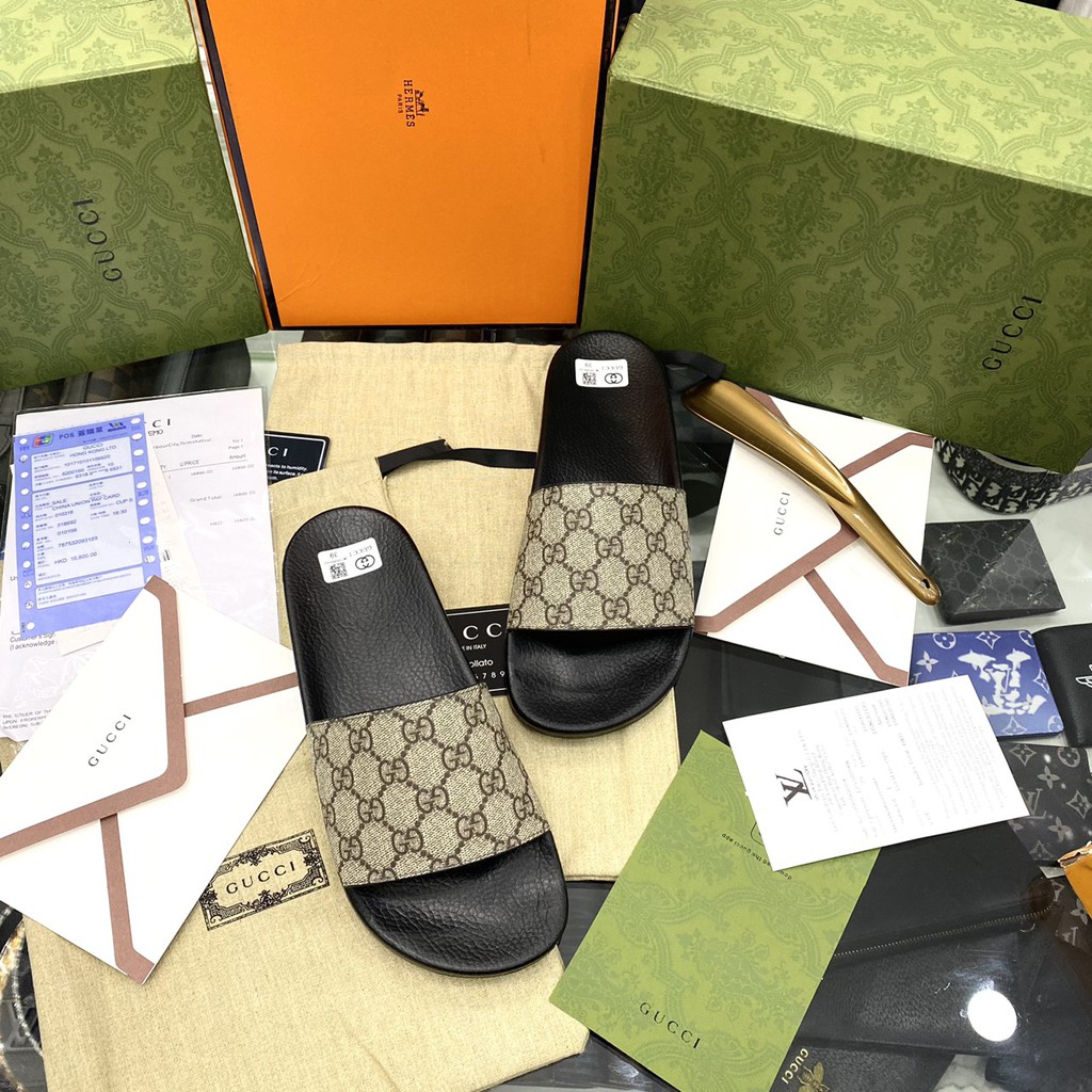 👟 HIGH FASHION👟 Dép lê quai ngang  siêu cấp G.C.C  FULLBOX các mẫu MLN size 38-43