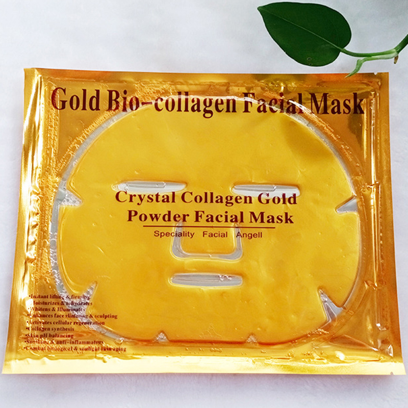 (Hàng Mới Về) Mặt Nạ Collagen Vàng 24K Chống Lão Hóa Cho Mắt / Môi / Mũi