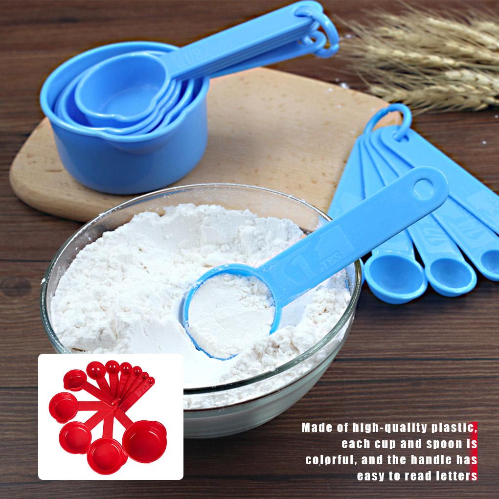 Set 11 Muỗng Đo Lường Bằng Nhựa Cao Cấp Tiện Dụng