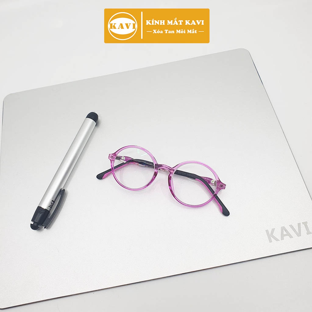 Kính trẻ em đeo khi dùng máy tính, điện thoại, ipad Kavi KV043, chống ánh sáng xanh, hạn chế cận thị cho bé gái 3-8 tuổi