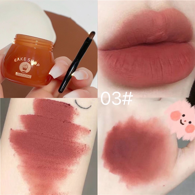 [Hàng mới về] Son Lì Oulesong Chống Thấm Nước Có 6 Màu Sắc Tùy Chọn Tiện Dụng  mềm mịn như nhung chống thấm nước chống khô môi lâu trôi | BigBuy360 - bigbuy360.vn