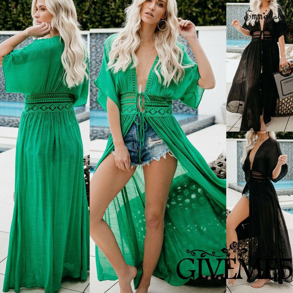 Đầm maxi đi biển phong cách thời trang Boho