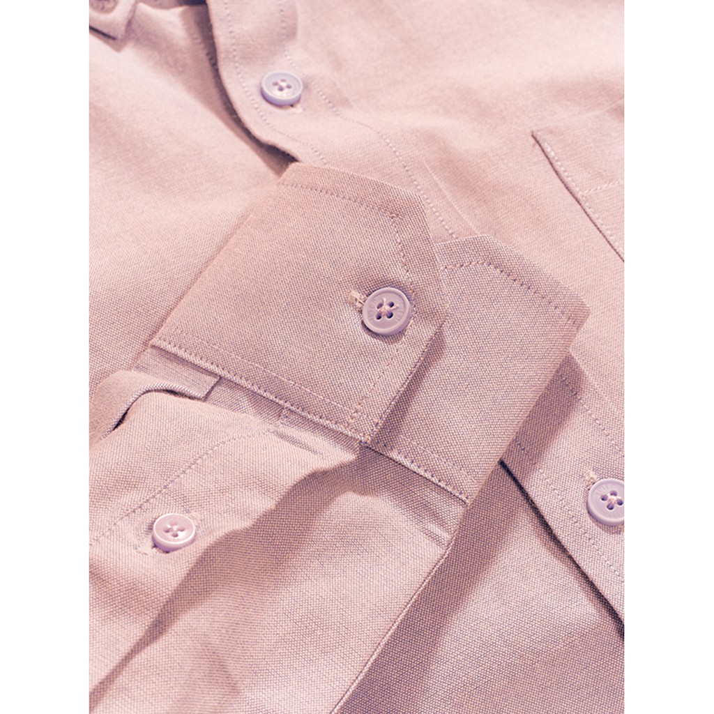 Áo sơ mi nam Oxford 4MEN SM057 dài tay, cổ Đức, có túi, vải Oxford cao cấp không nhăn, không co rút, không phai màu | BigBuy360 - bigbuy360.vn