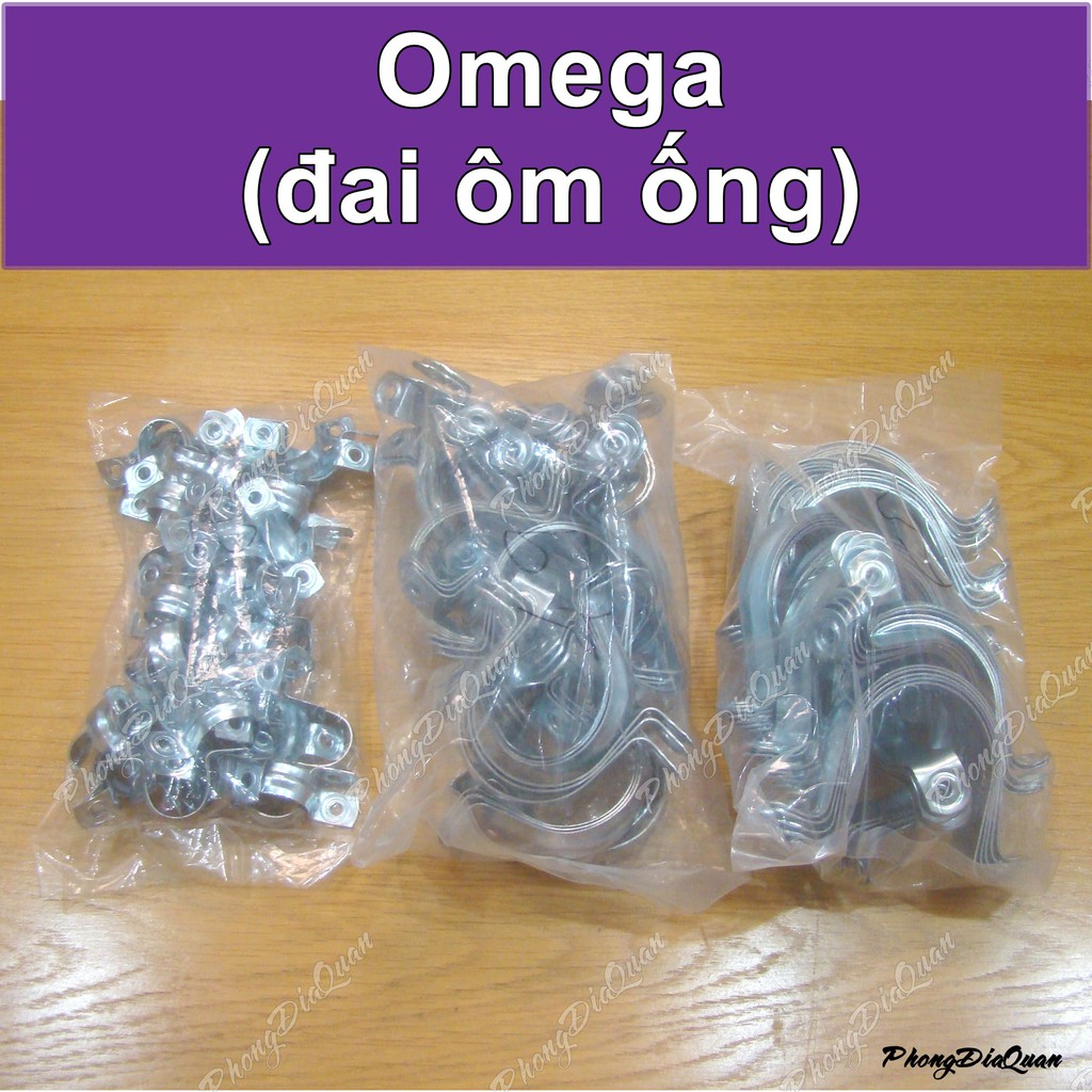 Đai ôm ống, cùm Omega