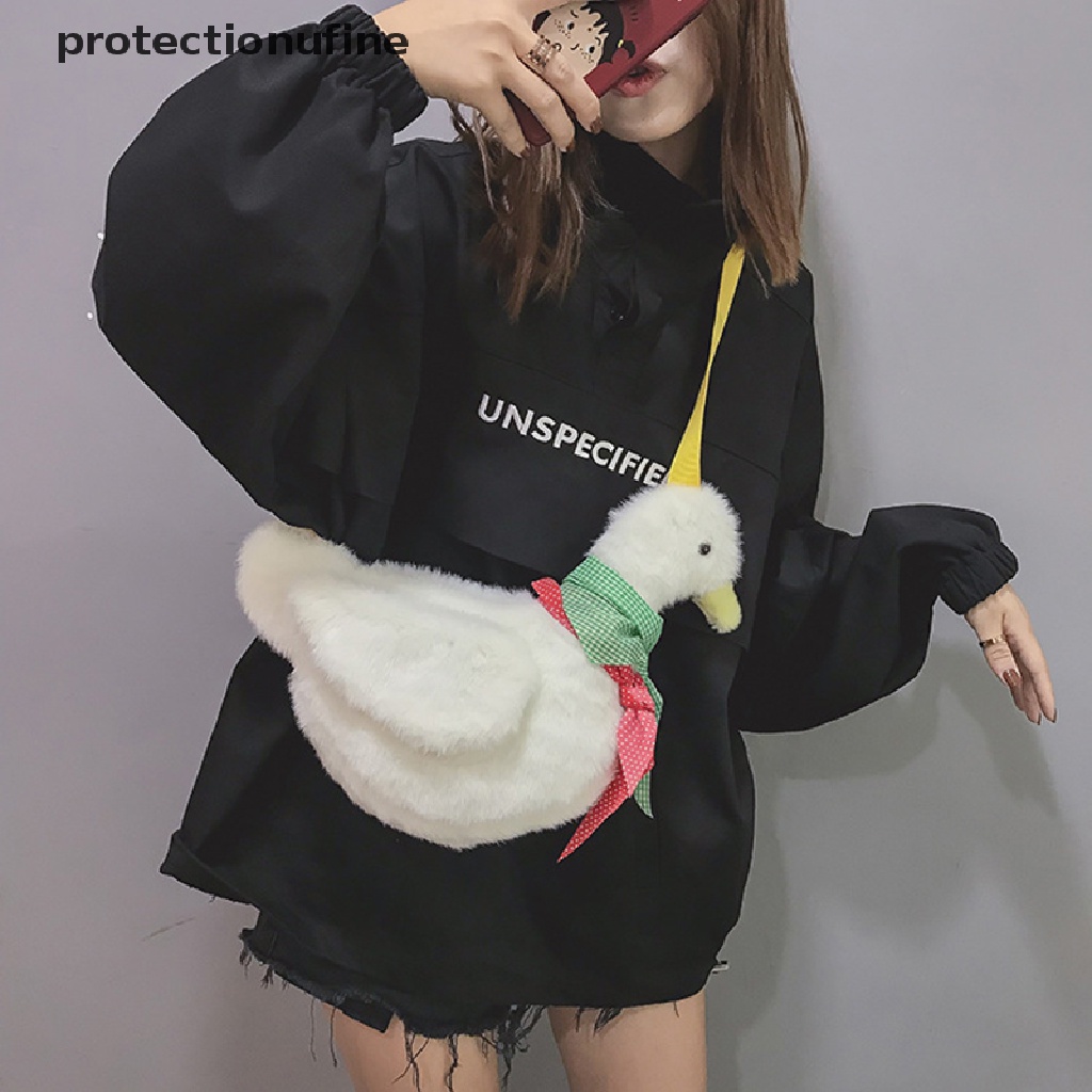 Túi Đeo Chéo Hình Chú Vịt Lông Xù Đáng Yêu Kiểu Lolita PR3VN Martijn