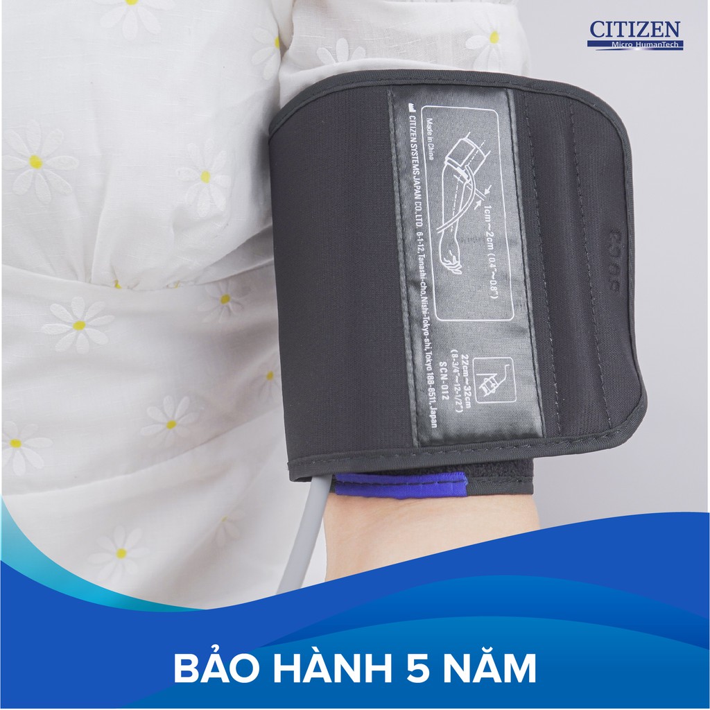 Máy đo huyết áp điện tử bắp tay CITIZEN CHUG330