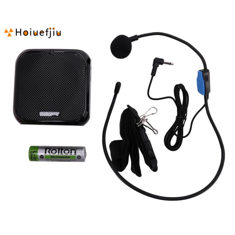 Bộ Khuếch Đại Âm Thanh K400 FM Radio MP3 Cầm Tay Có Dây Cho Giáo Viên