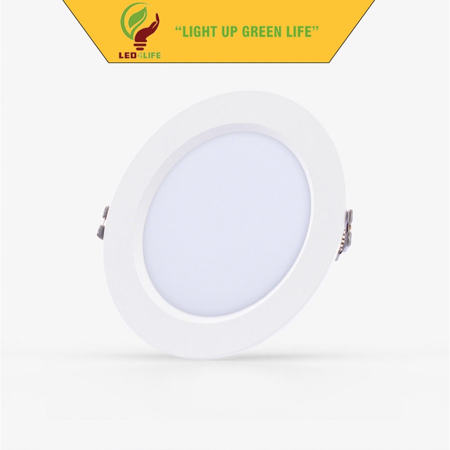 Đèn LED âm trần downlight Rạng Đông AT04 khoét trần 90mm các loại công suất