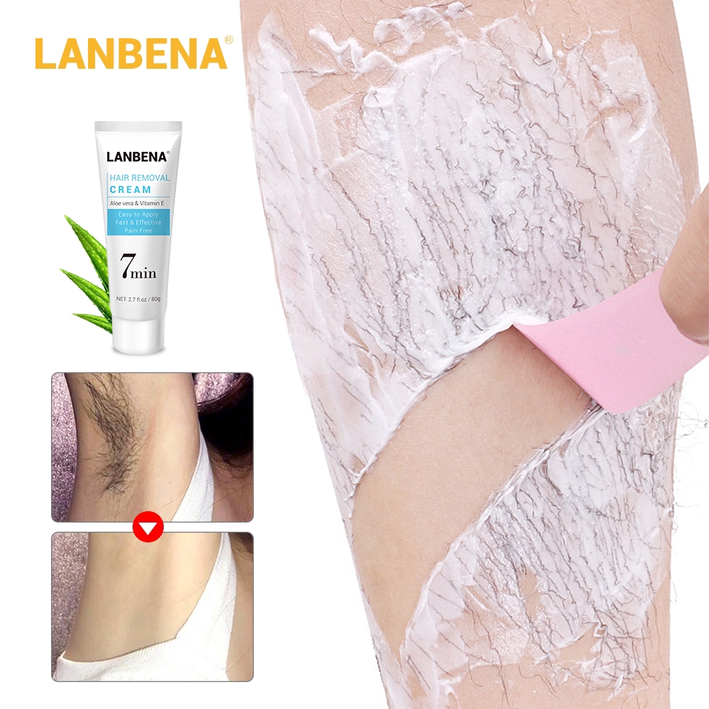 Kem tẩy lông LANBENA không đau rát hiệu quả tốt 80g | BigBuy360 - bigbuy360.vn