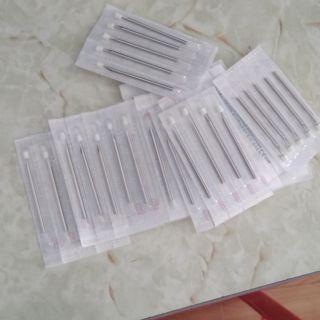 100 kim xỏ khuyên 14g dụng cụ xỏ khuyên piercing