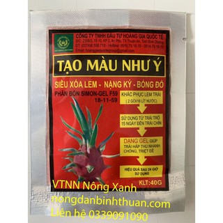 Tạo màu như ý SIÊU XÓA LEM - NẶNG KÝ- BÓNG ĐỎ trái thanh long