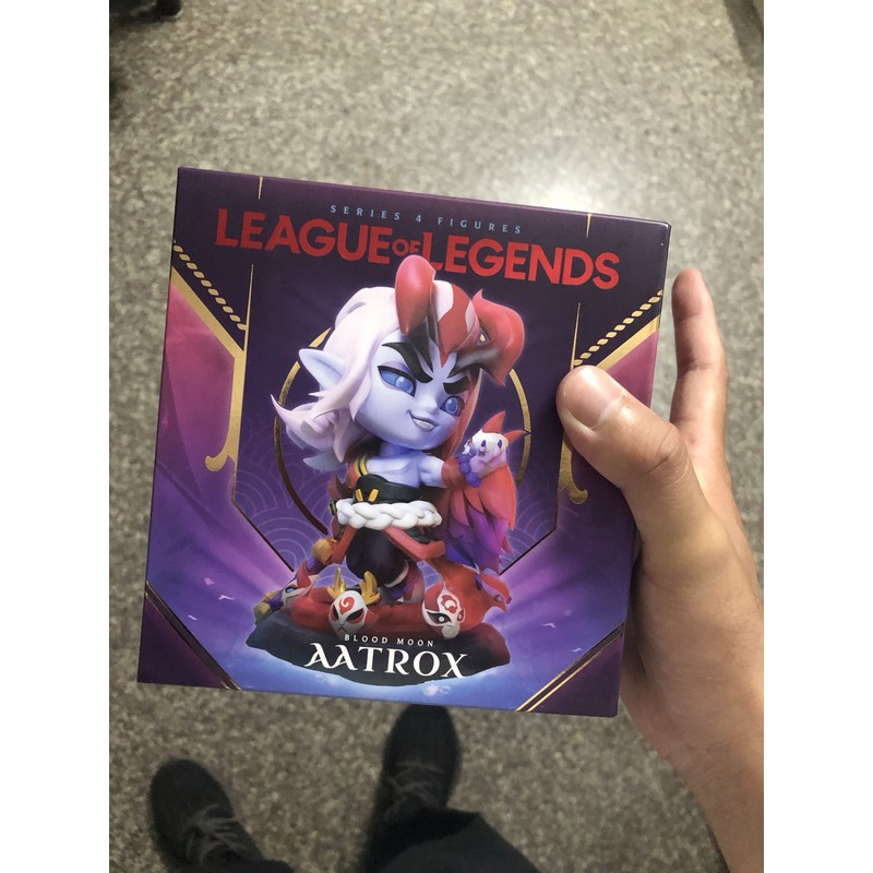 Mô hình LoL Aatrox Huyết Nguyệt - Blood Moon Aatrox Figure Chibi - Mô hình LMHT Chính Hãng Riot Games