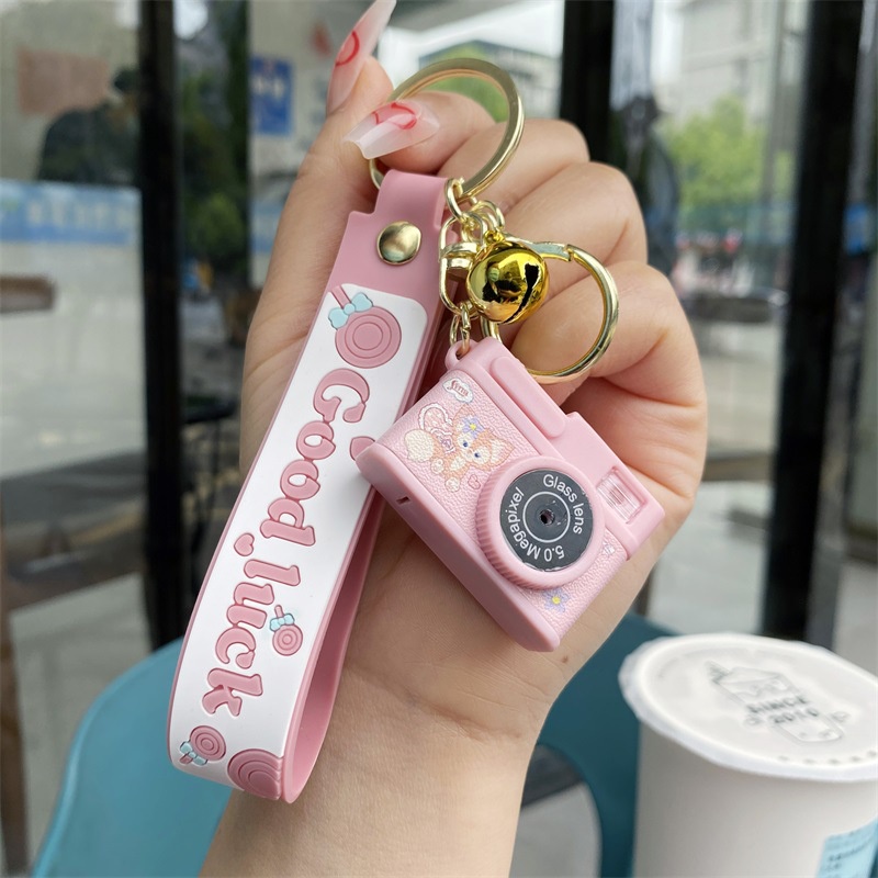 Móc Khóa Kèm Kềm Cắt Móng Tay Hình StellaLou Dễ Thương Sáng Tạo