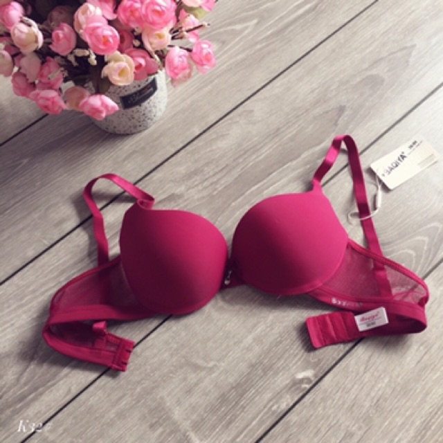 Áo Ngực Baqiya Lưng Thun Lạnh K32 Hàng Chuẩn Nâng Vừa 3cm