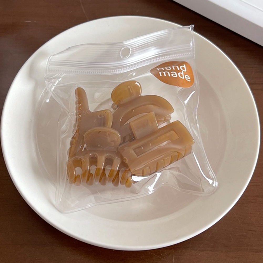 Set 4 Kẹp Tóc Càng Cua Thời Trang Hàn Quốc Cho Nữ