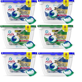 Combo 6 hộp viên giặt ariel 3d hộp 18 viên