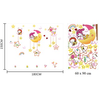 Decal dán tường chúc bé ngủ ngon