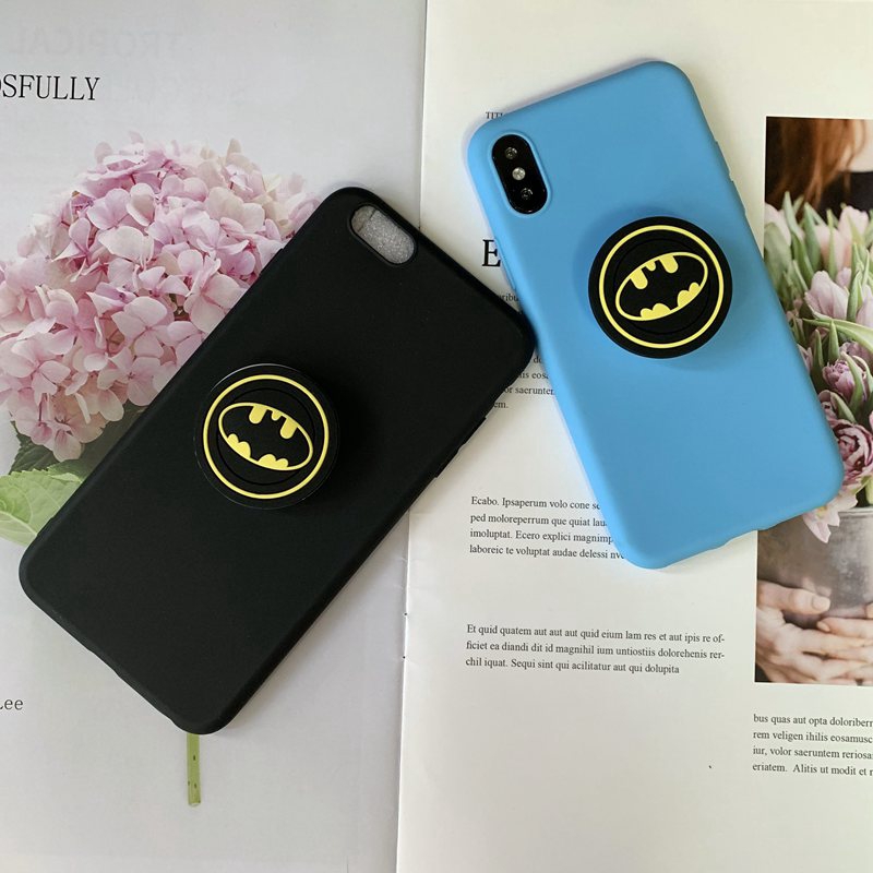 Ốp điện thoại mềm hình siêu anh hùng Batman có giá đỡ cho Meizu M3/M5/M3 Note/M5 Note/M2 Note/MX 6/MX 5/E3/16TH/16TH