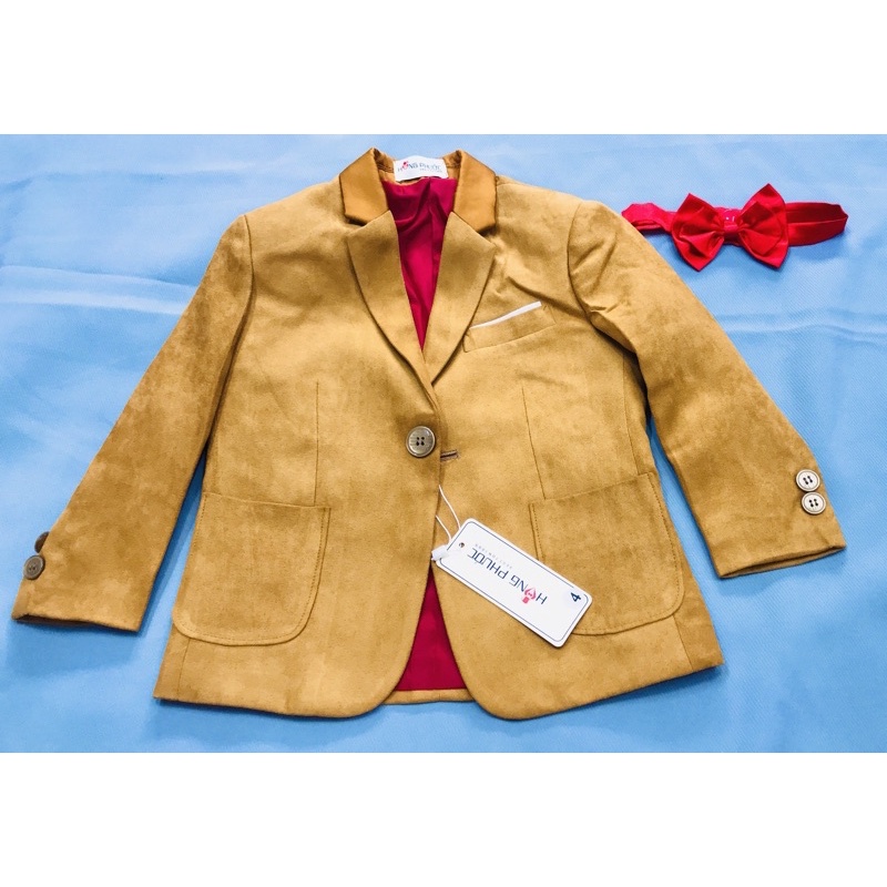 Áo khoác vest cho bé trai ảnh thật của shop