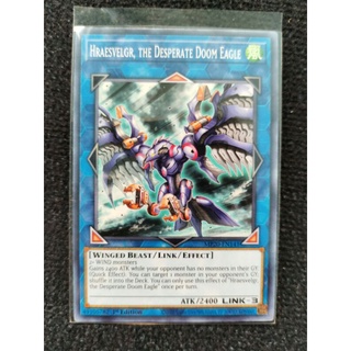[FREESHIP] [EN+JP] thẻ bài yugioh HRAESVELGR, THE DESPERATE DOOM EAGLE