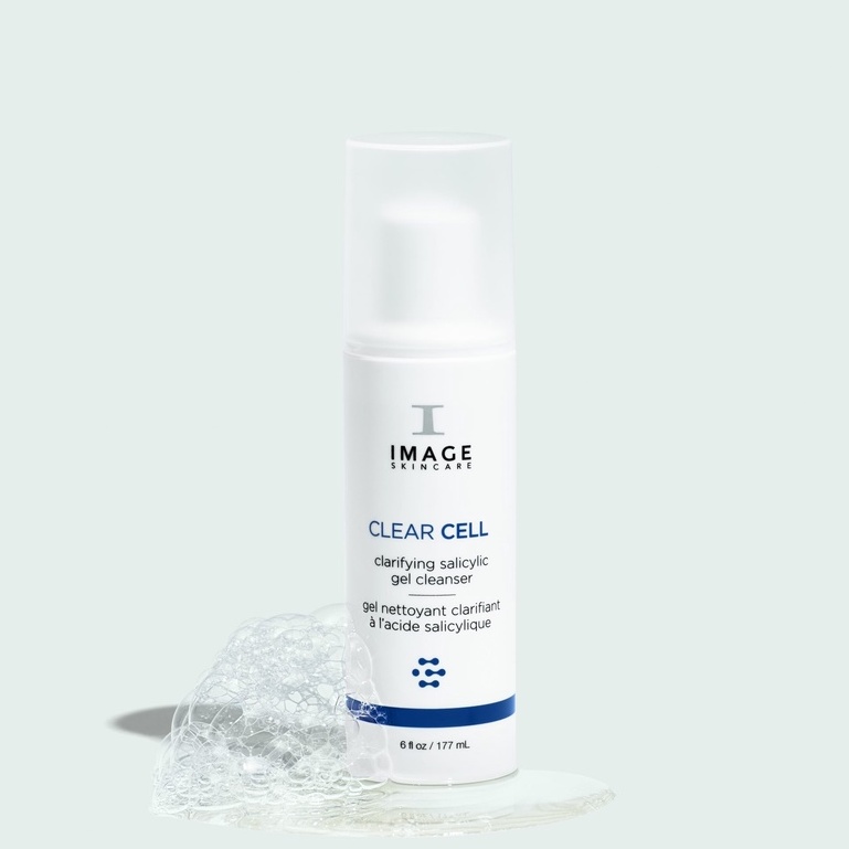 Sữa Rửa Mặt Làm Sạch Sâu, Kiểm Soát Dầu Mụn chứa BHA Image Clear Cell Clarifying Salicylic Gel Cleanser 177ml