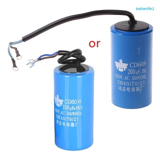 Tụ điện động cơ chất lượng cao btm 250-450v ac 200uf cd60