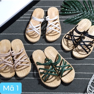 Dép sandal dây mảnh đế chiếu hàng nhập