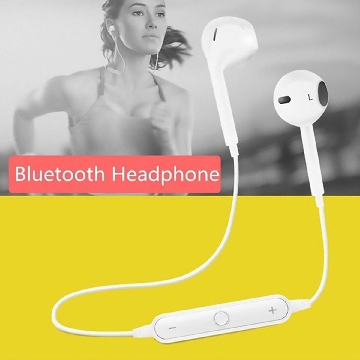 Tai Nghe Bluetooth TZUZL S6 Có Dây Đeo Kèm Micro Tiện Lợi Cho Iphone