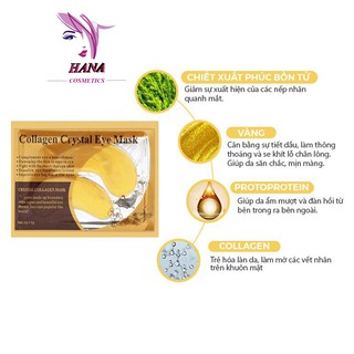 Mặt nạ mắt Collagen🍑 FREESHIP 🍑 Chống lão hóa dưỡng ẩm,trắng da, giảm thâm Collagen crystal eyelid