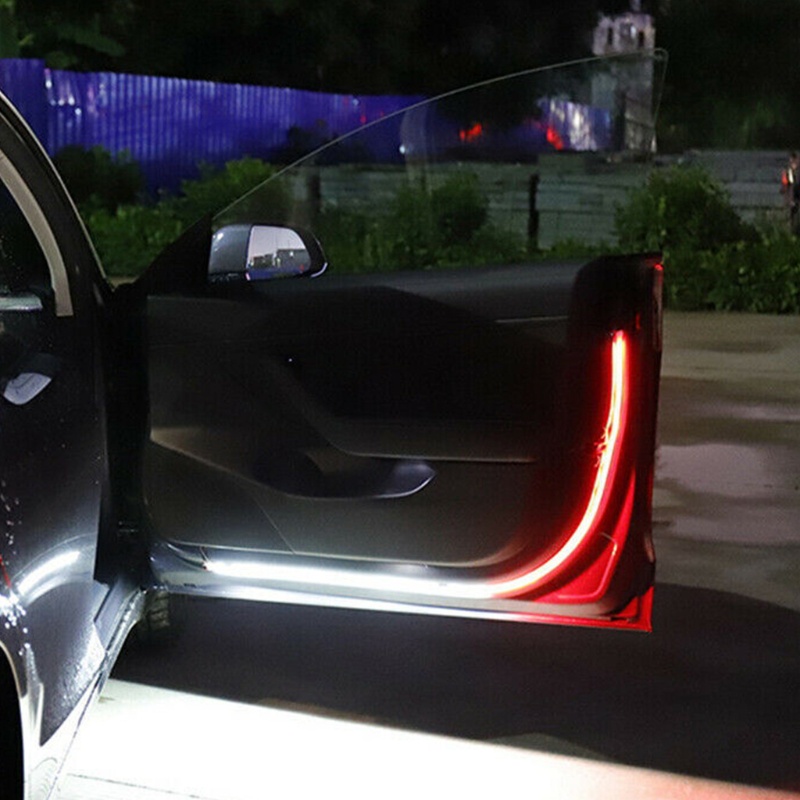 Dải Đèn LED Cảnh Báo Chào Mừng Trang Trí Cửa Xe Hơi