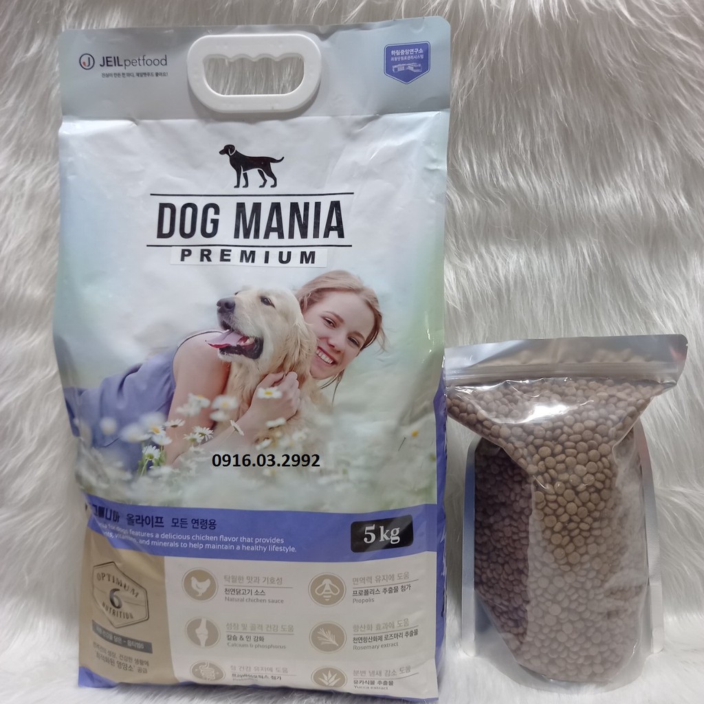 Thức ăn cho chó trưởng thành Dog Mania 1kg