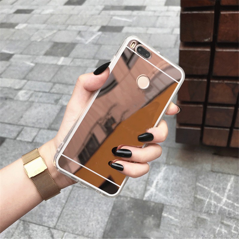 Ốp Lưng Tráng Gương Thời Trang Cho Vivo V5 V5s Lite V7 Plus V9 V11 Pro Y53 Y55 Y65 Y69 Y71 Y12 Y15 Y17 Y81 Y91 Y93 Y95 Y91c S1