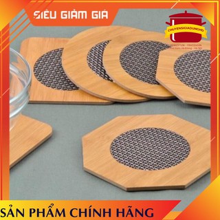 Lót nồi bằng gỗ chống nóng chống trơn