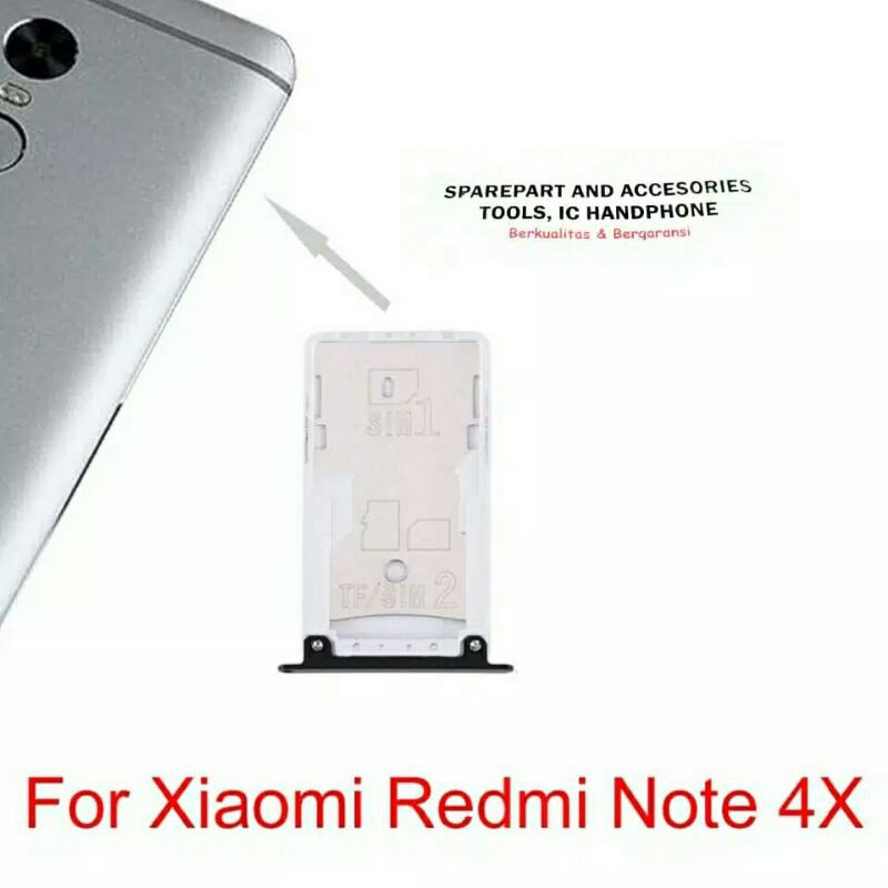 Khay Đựng Sim Điện Thoại Redmi Note 4 / 4x - Redmi Note 4 / 4x - Redmi Note 4 / 4x Giá Đỡ