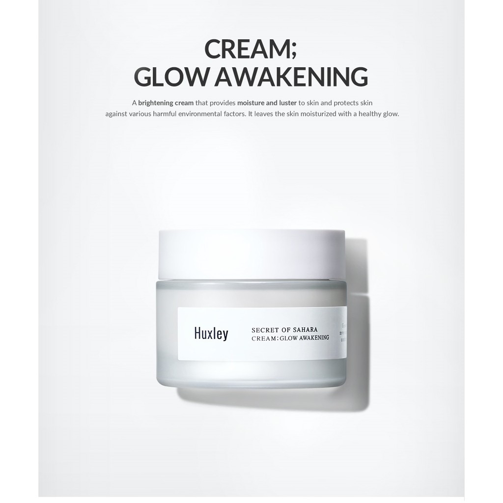 Huxley Brightening Trio | Set dưỡng da 3 bước cơ bản làm trắng da