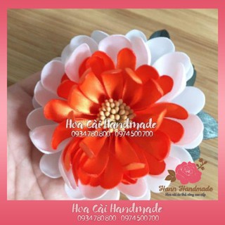Bông cài áo ❣️𝑭𝒓𝒆𝒆𝒔𝒉𝒊𝒑❣️ Hoa cài áo hoa cúc phối màu siêu đẹp - Hoa cài Hannn Handmade