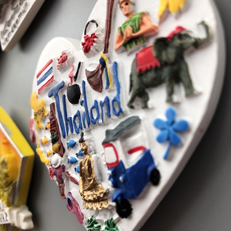 Giá Đỡ Nam Châm 3D Lưu Niệm Trang Trí Tủ Lạnh