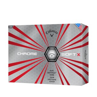 Bóng chơi golf callaway - chrome soft x 18 - cq12bsx18