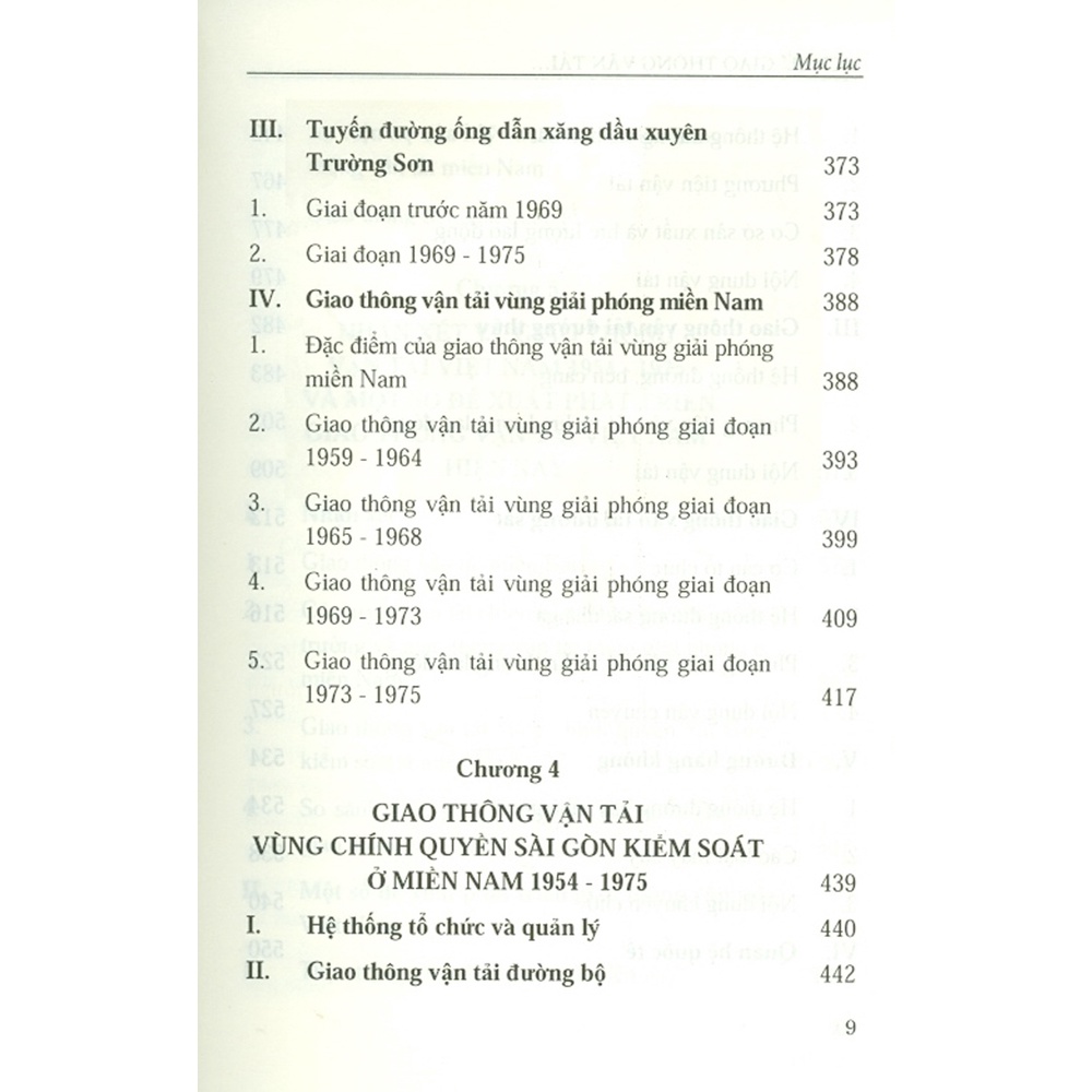 Sách - Lịch Sử Giao Thông Vận Tải Việt Nam Từ Năm 1954 Đến Năm 1975 (Sách Chuyên Khảo)
