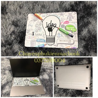 COMBO ỐP + PHỦ PHÍM BÓNG ĐÈN IDEA ( tặng kèm nút nịt bụi + chống gãy sạc )