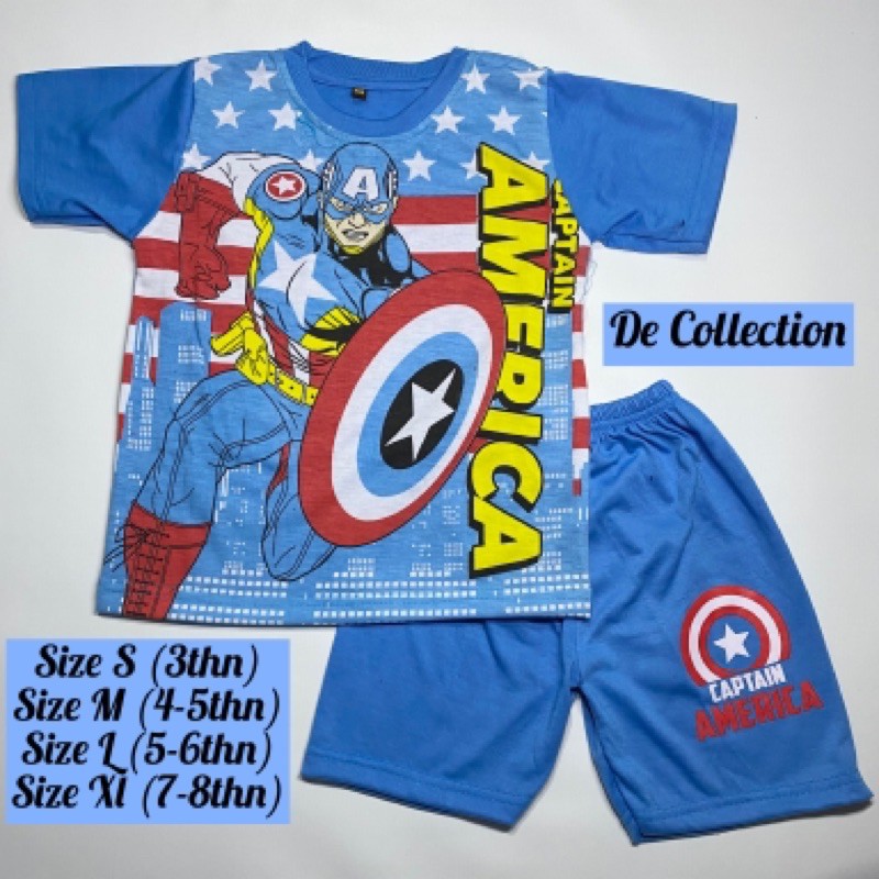 Bộ Đồ Hóa Trang Captain America Cho Bé Trai