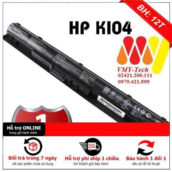 BH12TH Pin Laptop HP Ki04 HSTNN-DB6T HSTNN-LB6R HSTNN-LB6S TPN-Q158 TPN-Q159 TPN-Q160 K104 chất lượng