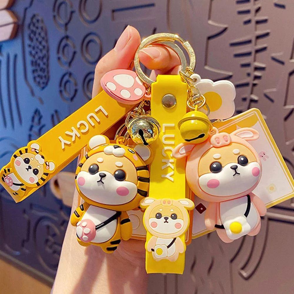 Móc Khóa Hình Động Vật Hoạt Hình Dễ Thương