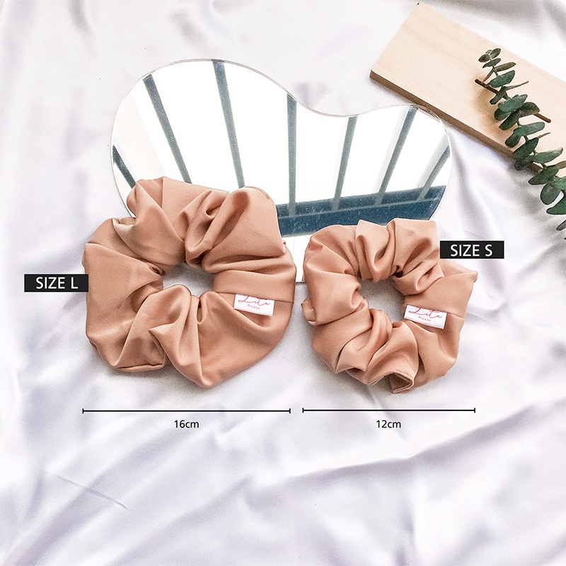 LAYLA - Dây chun buộc tóc Lụa nhật Scrunchies Handmade
