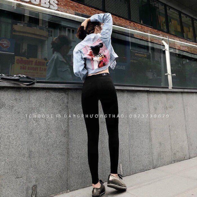 QUẦN LEGGING NỮ CHẤT COTTON LOIAJ 1 KÈM HỘP CAM SIÊU ĐẸP