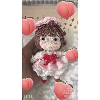 búp bê len size nhỏ 7-10cm