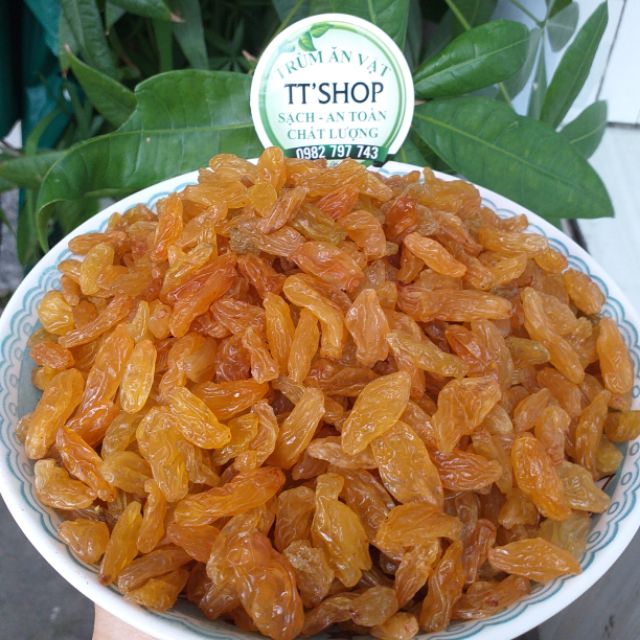 Hũ 250gr - 500gr Nho sấy dẻo mềm loại 1 siêu ngon