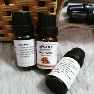 Combo 3 lọ tinh dầu trầm hương lọ 10ml xông thơm phòng khử mùi hiệu quả