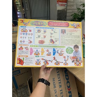 Đồ chơi trí tuệ lắp ráp xe bánh răng( chính hãng Takatomy)